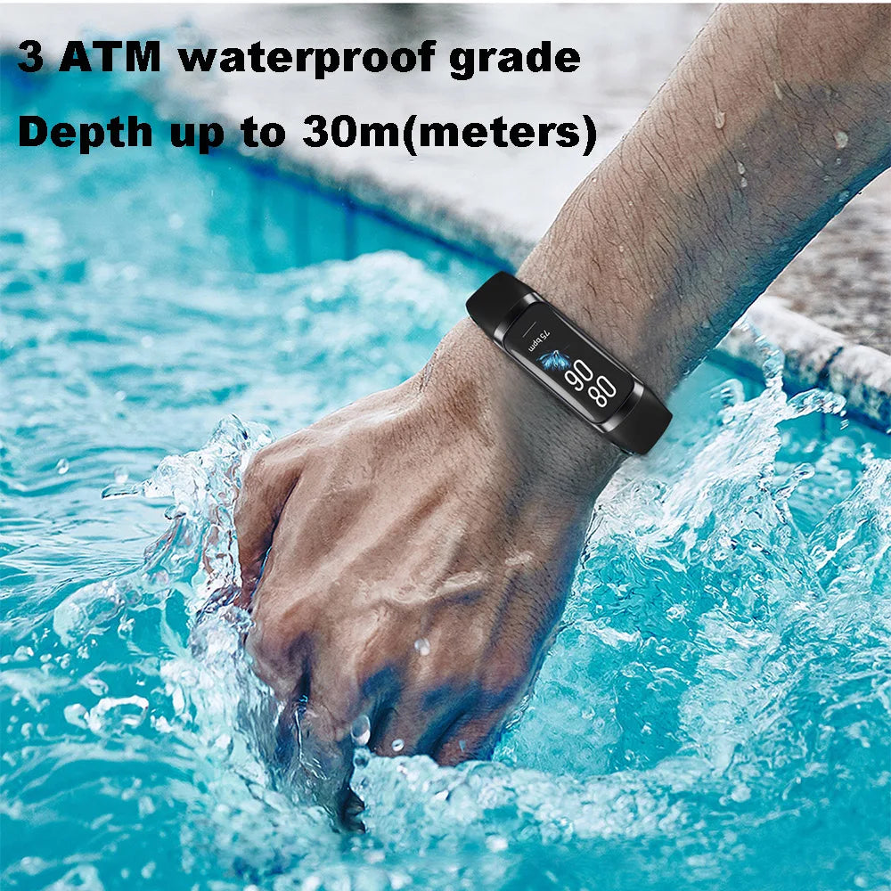 Fitness Smart Watch Body Temperature Monitor Workout Tracker