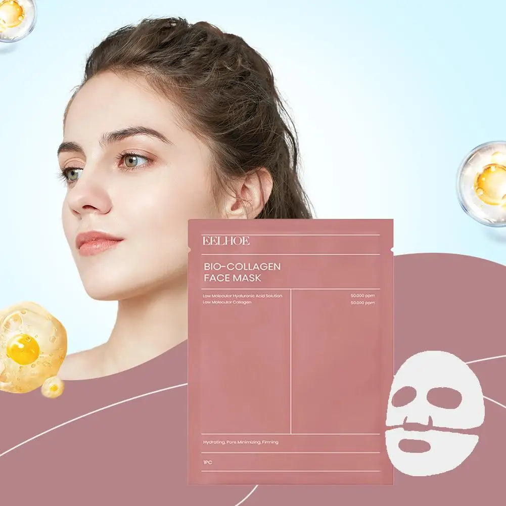 1/5/10PCs Bio Collagen Moisturizing Refreshing Face Mask