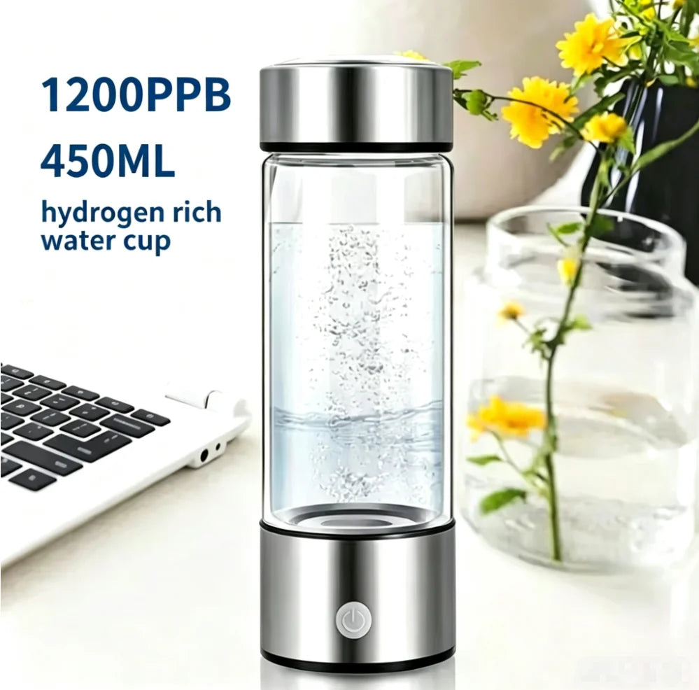 Hydrogen Rich Water Bottle USB Rechargeable Portable Ionizer Cup
