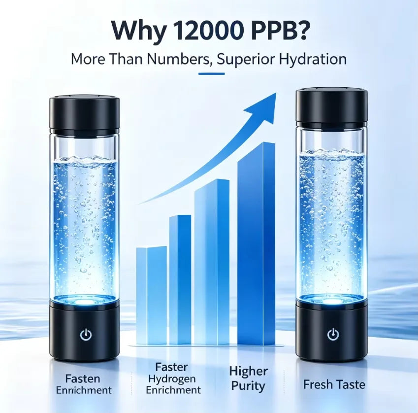 Hydrogen Rich Water Bottle USB Rechargeable Portable Ionizer Cup