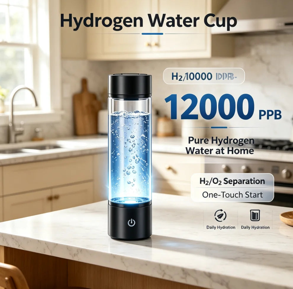 Hydrogen Rich Water Bottle USB Rechargeable Portable Ionizer Cup