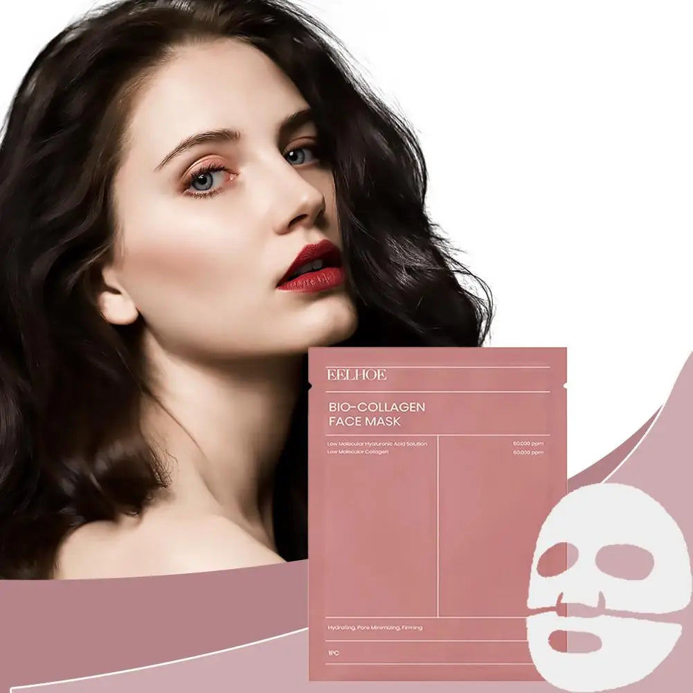 1/5/10PCs Bio Collagen Moisturizing Refreshing Face Mask