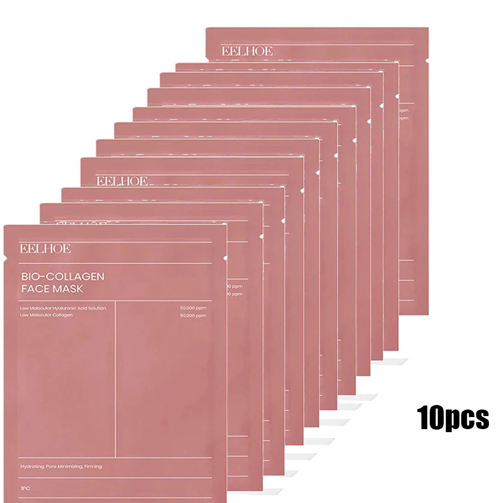 1/5/10PCs Bio Collagen Moisturizing Refreshing Face Mask
